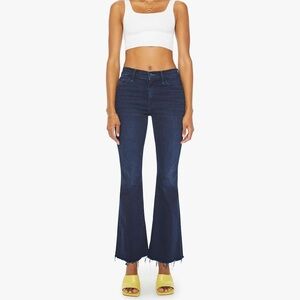 Mother Denim the Weekender frayed Flared Jeans, chip on my shoulder, 27, NWT